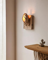 Noctara Amber Glass Wall Sconce - Artisanal View 15