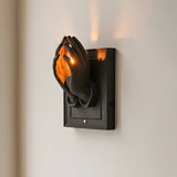 Noctara Amber Glass Wall Sconce - Artisanal View 2