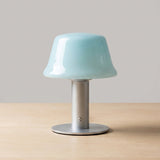 Nolvia Curated Mouth-Blown Frosted Glass Table L – W 11cm x H 22cm  W 4.3 x H 8.6 finish configuration #1 #2