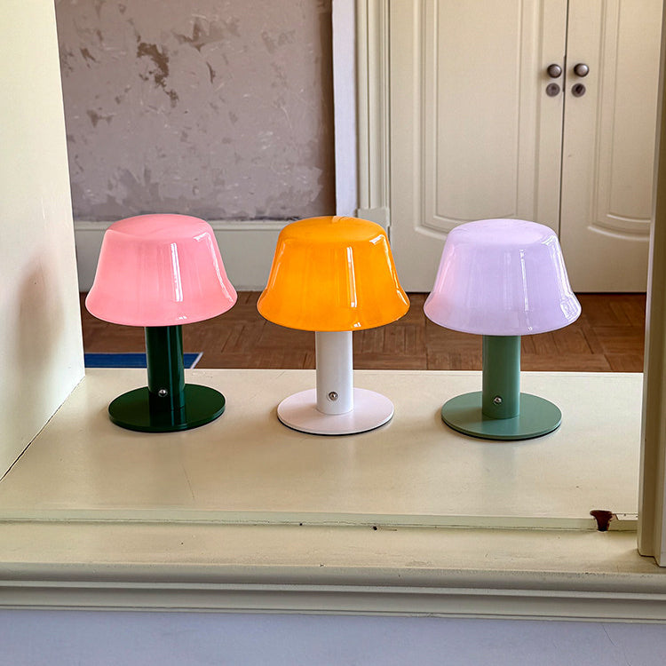 Nolvia Curated Mouth-Blown Frosted Glass Table L