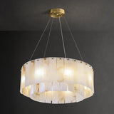 Spanish Alabaster Chandelier View 12 | Natural Spanish Alabaster Nona Chandelier | Modern Luxury Lighting | JINSHE | JINSHE