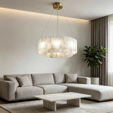 Spanish Alabaster Chandelier View 3 | Natural Spanish Alabaster Nona Chandelier | Modern Luxury Lighting | JINSHE | JINSHE