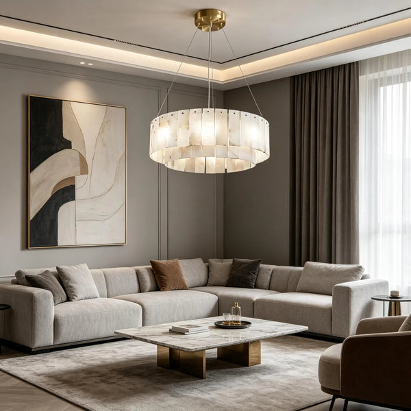 Nona Alabaster Chandelier