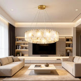 Spanish Alabaster Chandelier View 6 | Natural Spanish Alabaster Nona Chandelier | Modern Luxury Lighting | JINSHE | JINSHE