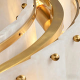 Spanish Alabaster Chandelier View 7 | Natural Spanish Alabaster Nona Chandelier | Modern Luxury Lighting | JINSHE | JINSHE