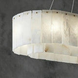 Spanish Alabaster Chandelier View 8 | Natural Spanish Alabaster Nona Linear Chandelier | Modern Luxury Lighting | JINSHE | JINSHE