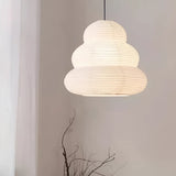 JINSHE Isamu Noguchi's creative Japanese rice paper chandelier Pendant Light - detail view