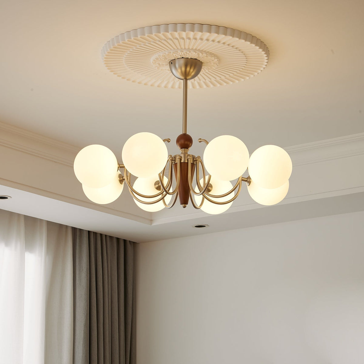 Nova Grove Chandelier – Ambient Illumination in Luxury Interior Setting View 3