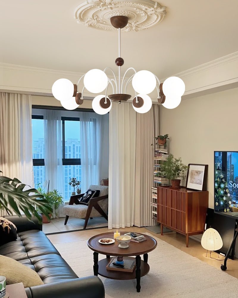 Modern Novara Chandelier – Ambient Illumination in Luxury Interior Setting View 6