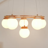 Miira Wood Chandelier – Ambient Illumination in Luxury Interior Setting View 8