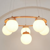 Miira Wood Chandelier – Ambient Illumination in Luxury Interior Setting View 7