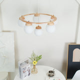 Miira Wood Chandelier – Ambient Illumination in Luxury Interior Setting View 6