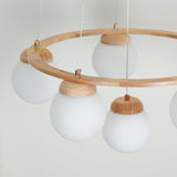 Miira Wood Chandelier – Ambient Illumination in Luxury Interior Setting View 4