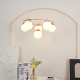 Miira Wood Chandelier – Ambient Illumination in Luxury Interior Setting View 3