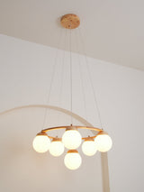 Miira Wood Chandelier – Ambient Illumination in Luxury Interior Setting View 10