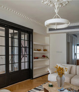 Tinsley Plaster Chandelier – Ambient Illumination in Luxury Interior Setting View 12