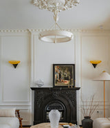 Tinsley Plaster Chandelier – Ambient Illumination in Luxury Interior Setting View 9