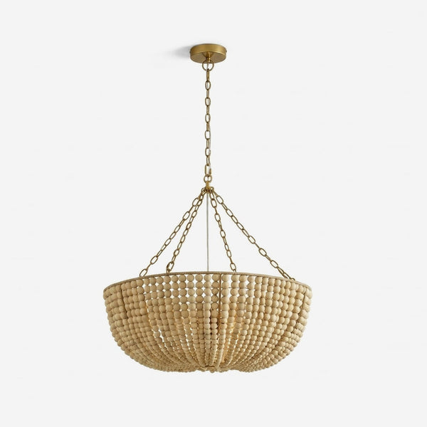 Oakmere Curated Solid Hardwood Chandelier