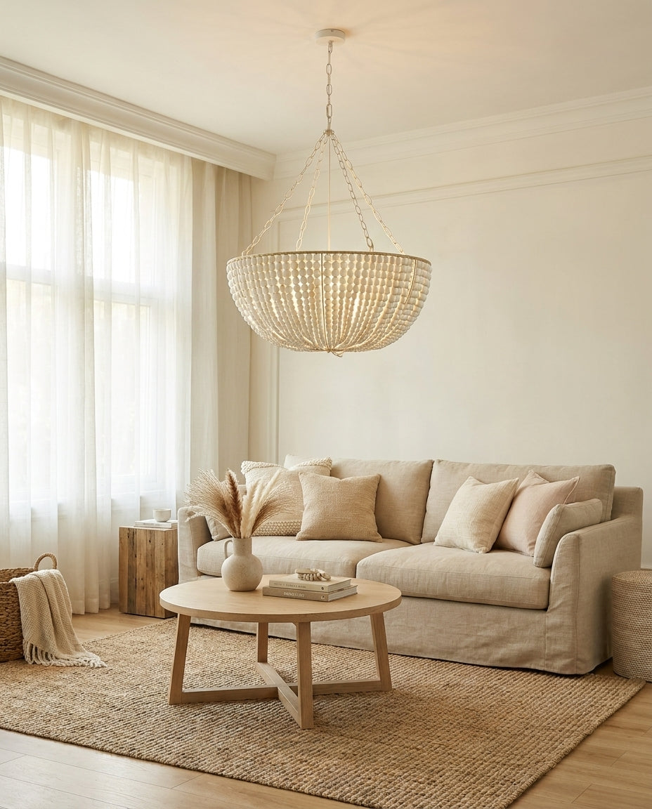 Oakmere Curated Solid Hardwood Chandelier