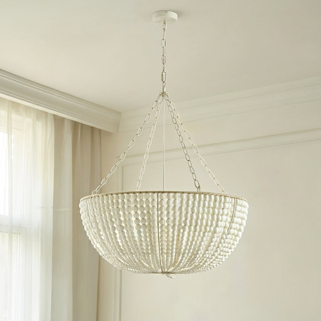 Oakmere Curated Solid Hardwood Chandelier – Dia 80cm x H 35cm  ∅ 31.5 x H 13.7 finish configuration