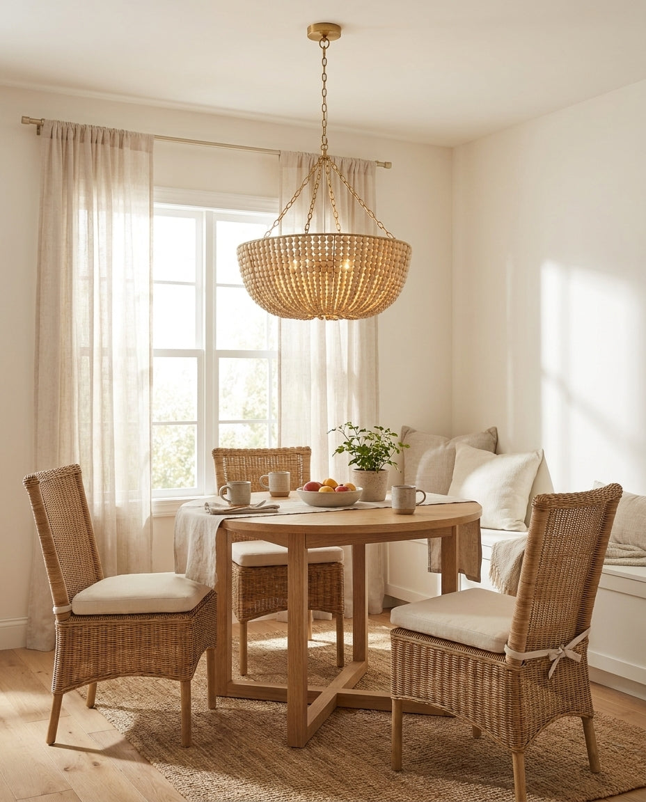 Oakmere Curated Solid Hardwood Chandelier
