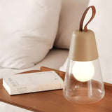 Oceana Portable Curated Mouth-Blown Frosted Glas – illuminated warm ambiance setting