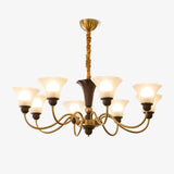 Octavia Curated Mouth-Blown Frosted Glass Chande – Mouth-Blown Frosted Glass Chandelier