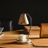Onyra Candle Warmer Curated Iron & Glass Table L – macro detail view #1