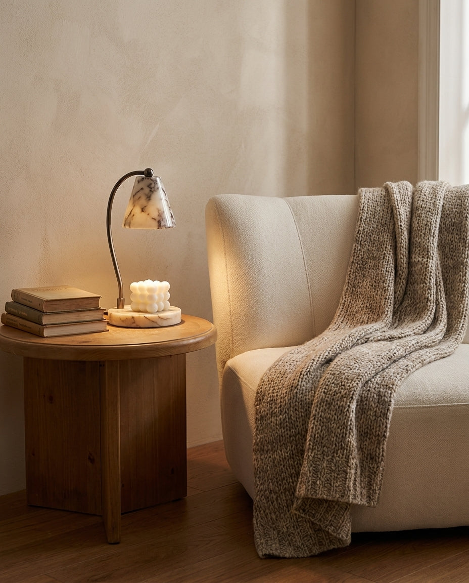Onyra Candle Warmer Curated Iron & Glass Table L