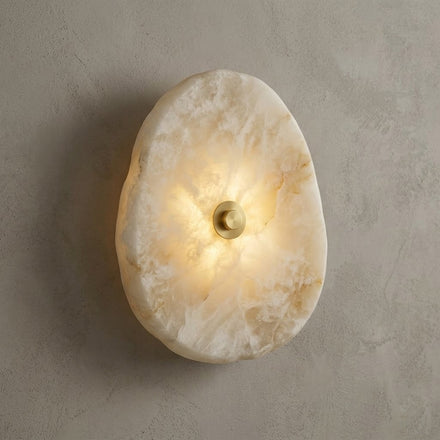Onyvelle Alabaster Wall Sconce