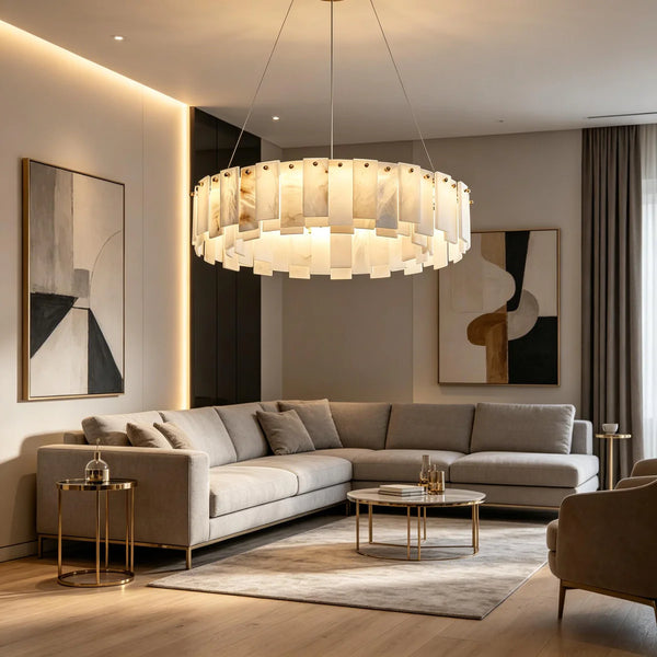Onyx Ring Chandelier