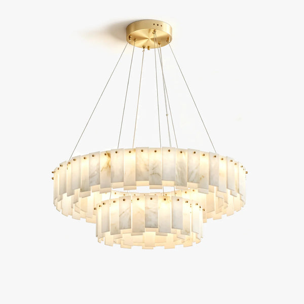 Onyx Double Ring Chandelier