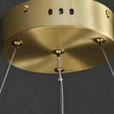 JINSHE Natural Spanish Alabaster Onyx Ring Double Chandelier | Modern Luxury Lighting Chandelier - product image