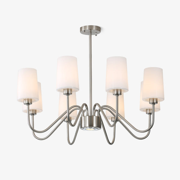 Opulenza Curated Mouth-Blown Frosted Glass Chand