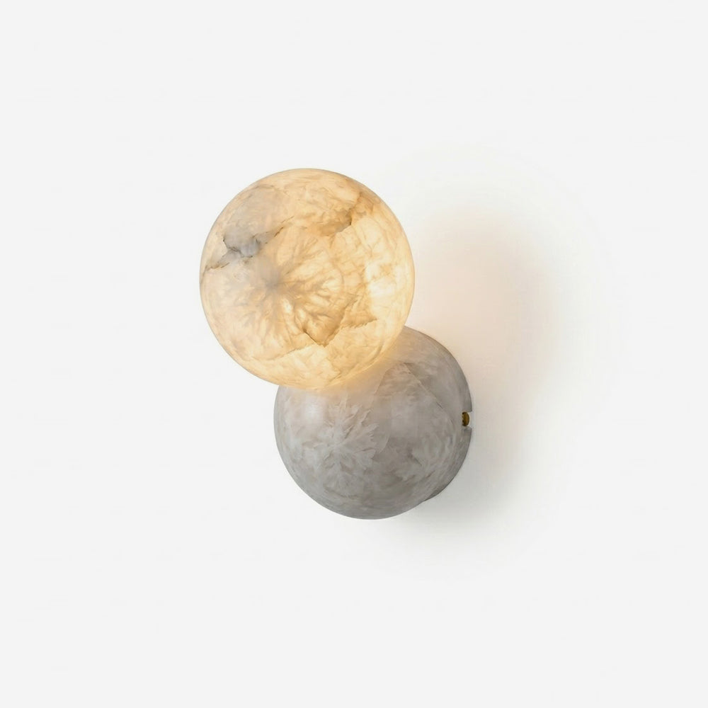 Orb Alabaster Curated Alabaster Wall Sconce – Alabaster Wall Sconce