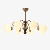 Orbital Curve Chandelier – Handcrafted Architectural Luxury Lighting Fixture