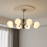 Orbital Curve Chandelier – Handcrafted Material Texture and Detail View