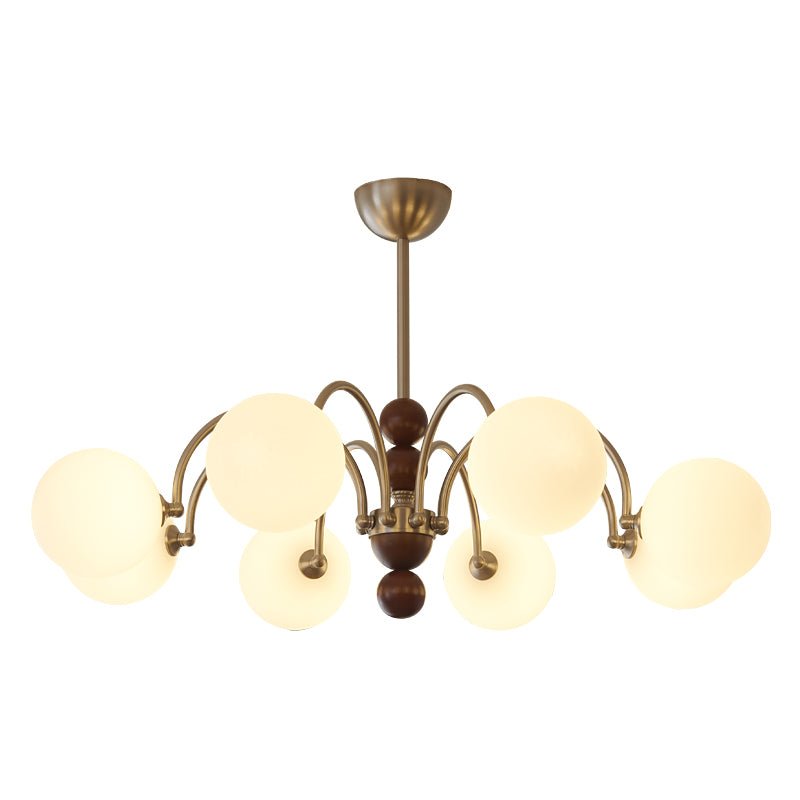 Orbital Curve Chandelier – Ambient Illumination in Luxury Interior Setting View 13