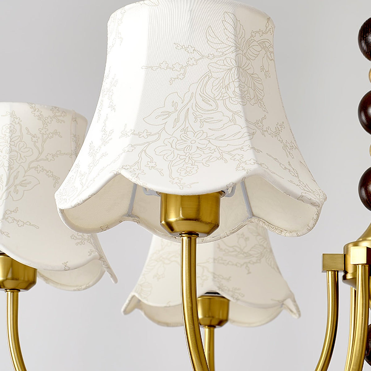 Orchid Fabric Chandelier – Ambient Illumination in Luxury Interior Setting View 11