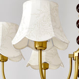 Orchid Fabric Chandelier – Ambient Illumination in Luxury Interior Setting View 11