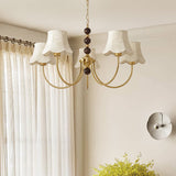 Orchid Fabric Chandelier – Ambient Illumination in Luxury Interior Setting View 7