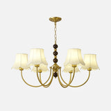 Orchid Fabric Chandelier – Ambient Illumination in Luxury Interior Setting View 17