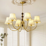 Orchid Fabric Chandelier – Handcrafted Material Texture and Detail View