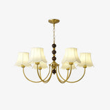 Orchid Fabric Chandelier – Ambient Illumination in Luxury Interior Setting View 18