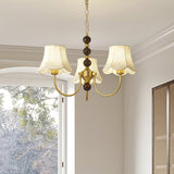 Orchid Fabric Chandelier – Ambient Illumination in Luxury Interior Setting View 10