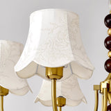 Orchid Fabric Chandelier – Ambient Illumination in Luxury Interior Setting View 12