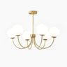 Orillia Curated Mouth-Blown Frosted Glass Chande