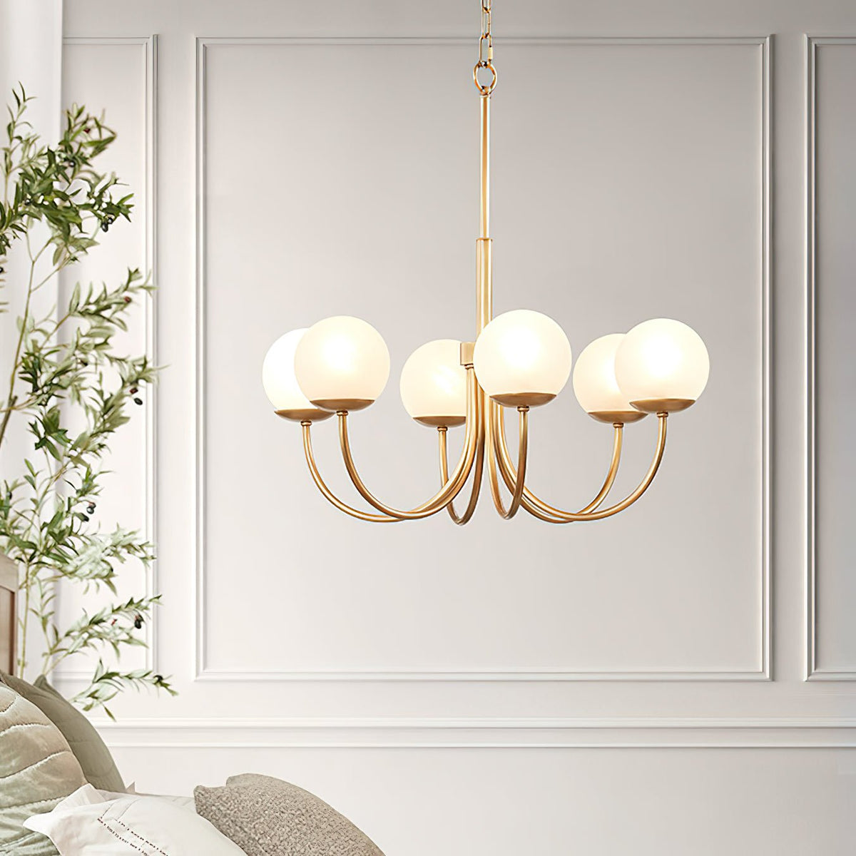 Orillia Glass Chandelier – Handcrafted Material Texture and Detail View