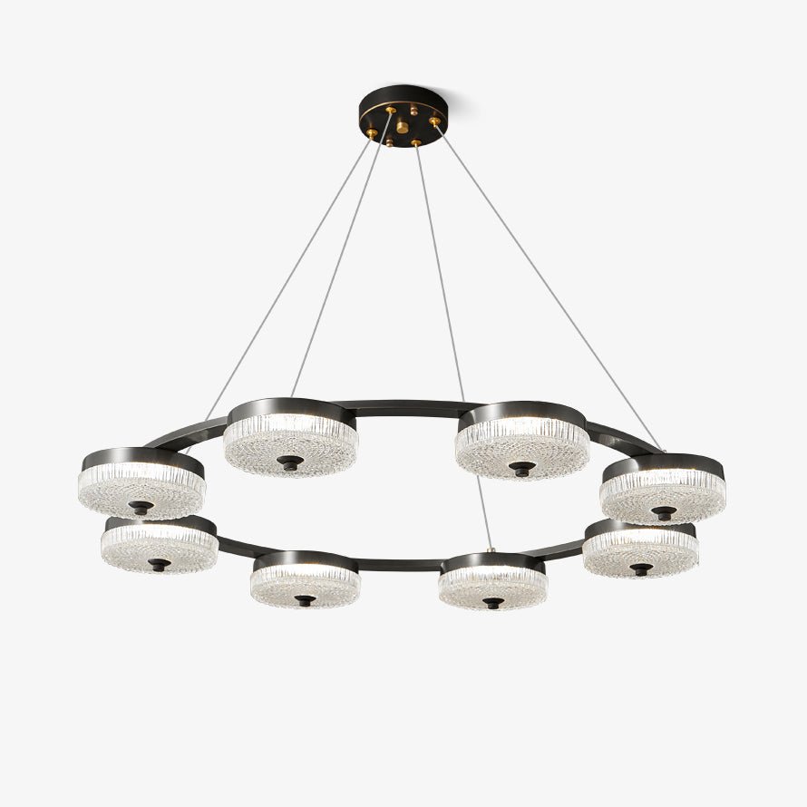 Orion Ring Chandelier – Handcrafted Architectural Luxury Lighting Fixture