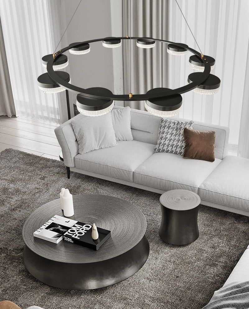 Orion Ring Chandelier – Ambient Illumination in Luxury Interior Setting View 7